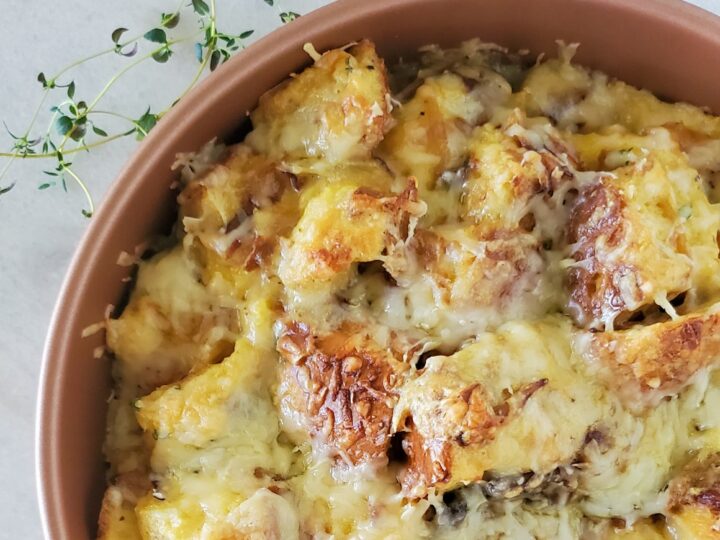 Brunch Casserole With Gruyere Cheese And Caramelized Onions Southern Modern